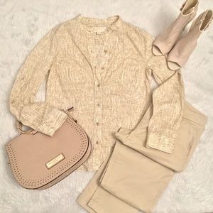 Michael Kors Women’s Blouse Casual Button Shirt